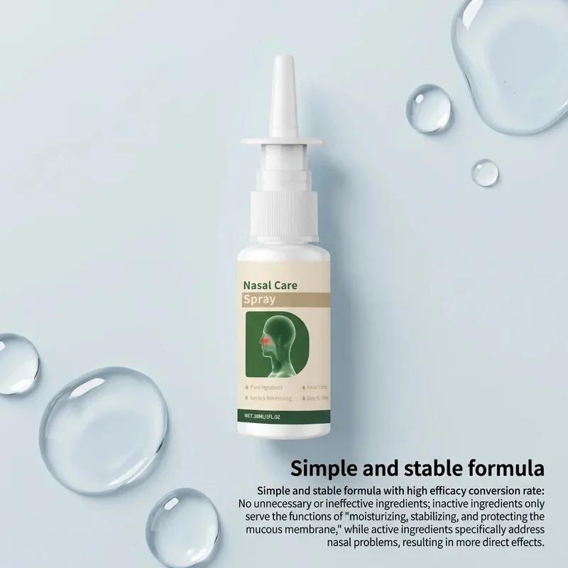 Herbal Plant Nasal Care Spray Relief Stuffy Nose Soothing Mucosa Discomfort Remove Impurities Natural Sinus Rinse Moisturizing N