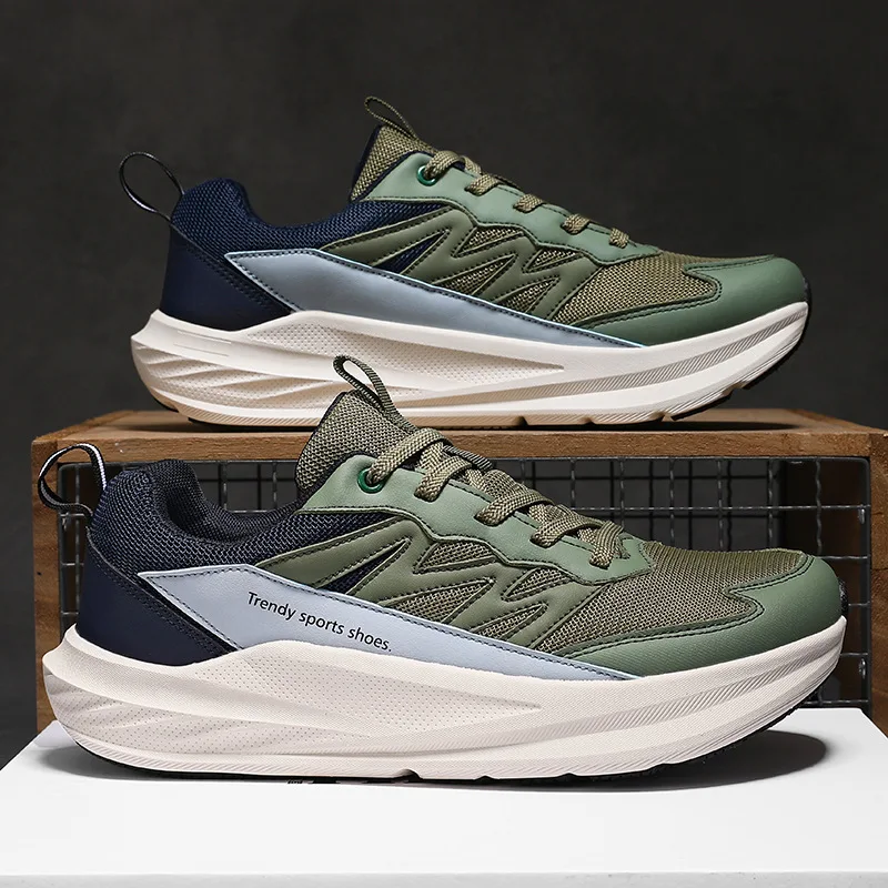 2026 Spring/Summer Couple's Wide-Fit Running Shoes, Men's Lightweight Running Sneakers, Women's Large-Size Wide-Toe Shoes, Jogging Shoes