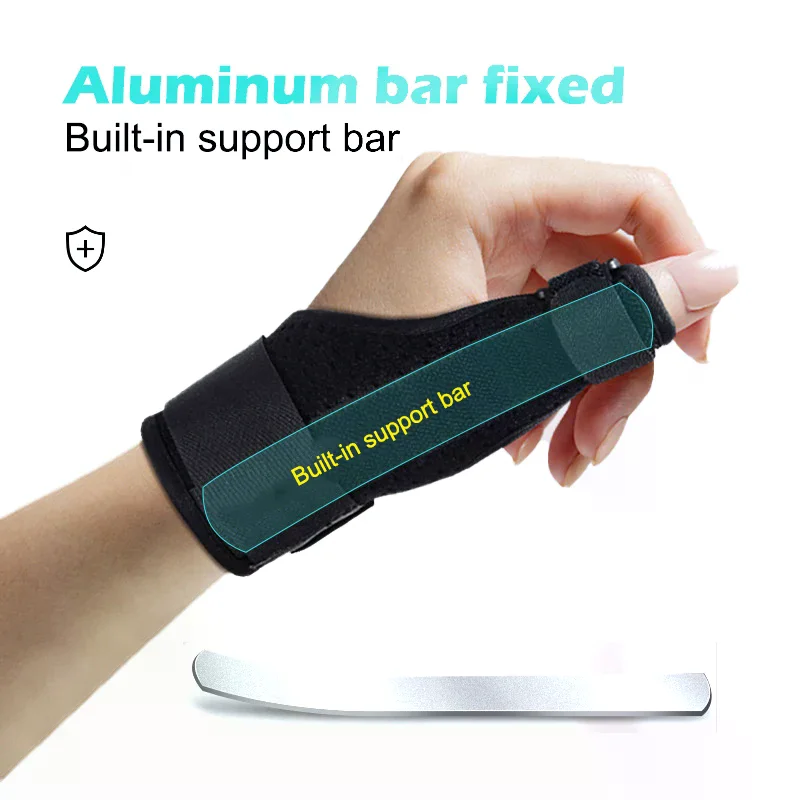 1Pc Wrist Thumb Support Protector Tendon Sheath Injury Recovery Thumb Brace Splint Finger Sprain Retainer  Health Care Tool