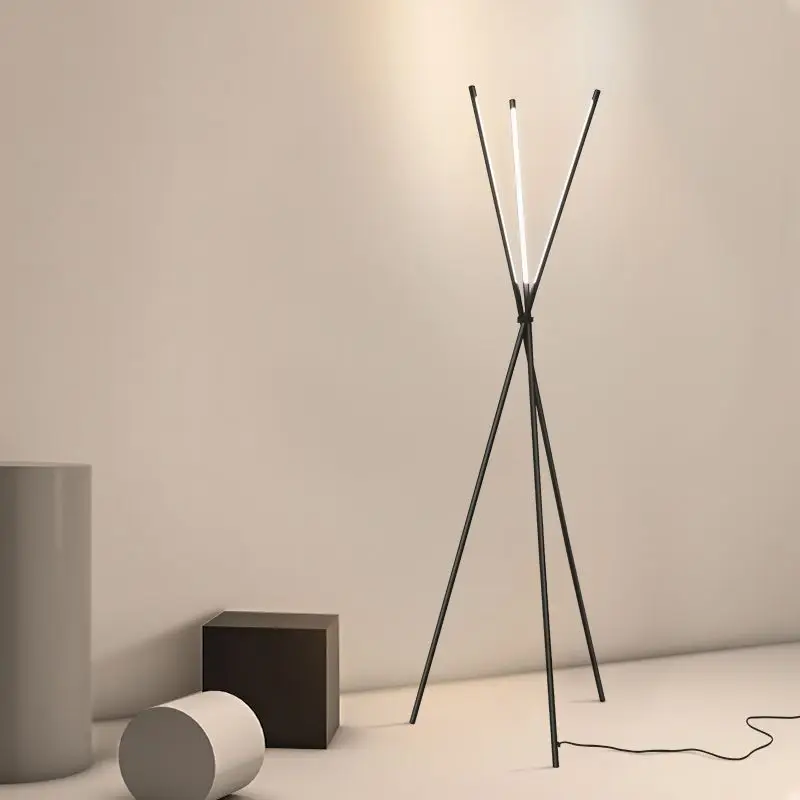 

Modern Floor Lamp LED 24W Triangle Standing Lamp Deco Living Room Sofa Reading Lights Bedroom Indoor Tripod Floor Lamps