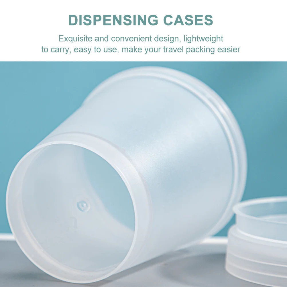 

5Pcs Containers Empty Cream Jars Lip Eye Mask Dispensing Cases Lightweight Durable Cream Cases