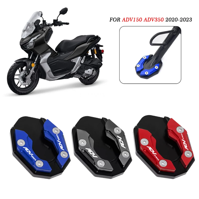 

2023 New Motorcycle Accessories Kickstand Side Stand Extension Pad Fit For Honda ADV350 ADV150 ADV 350 150 2020-2023