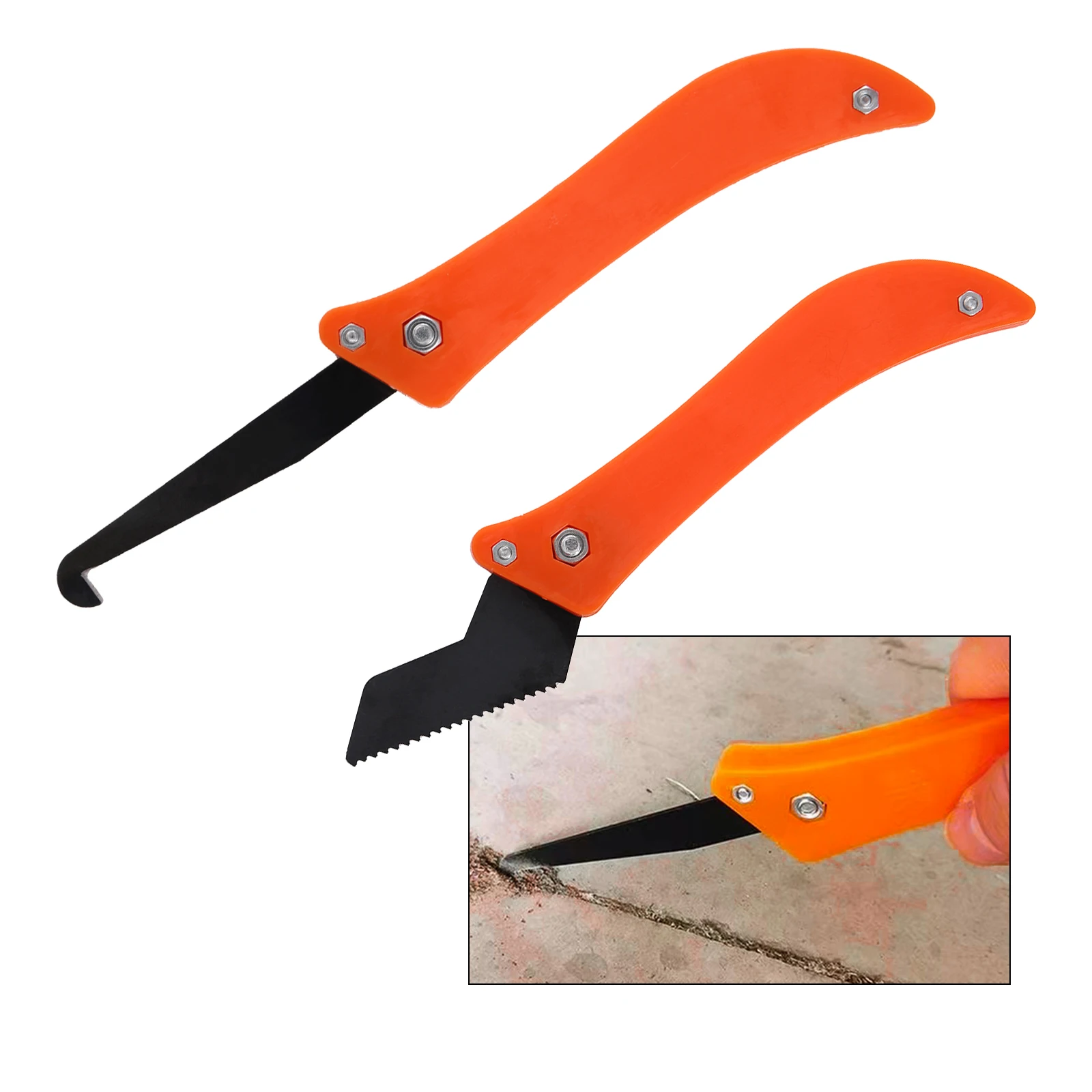 Professional Tile Gap Repair Hook Knife for Cleaning Removal Old Grout Tungsten Steel Joint Notcher Hand Construction Tools New
