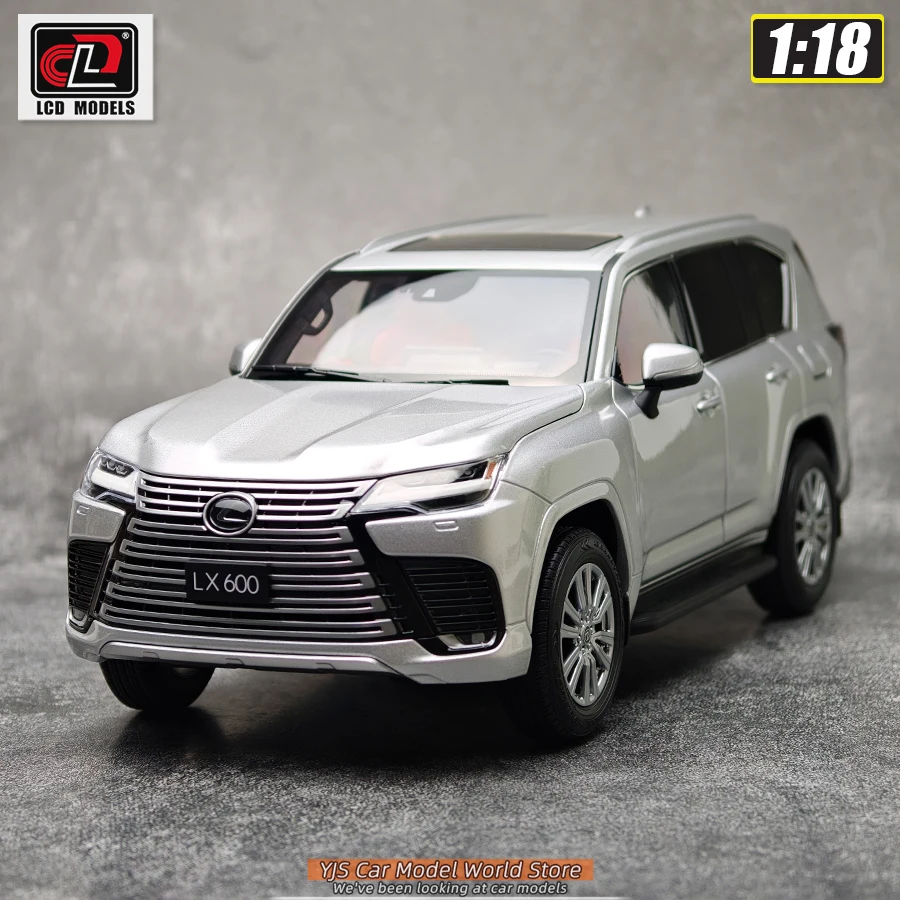 LCD 1:18 Lexus LX600 alloy car model SUV static decoration holiday