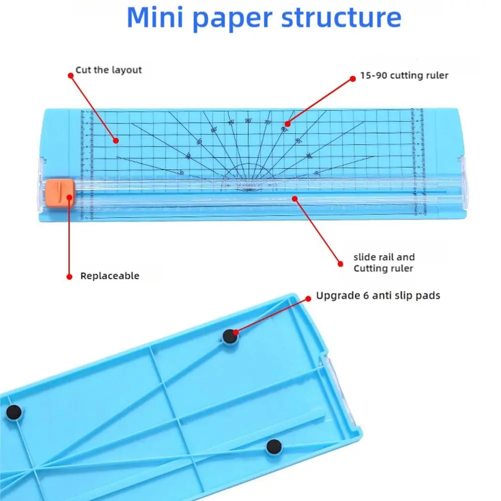 Гильотина для резки бумаги формата А4, машина для резки бумаги, фотокарточка, коврик для резки, инструмент со шкалой, фототриммер, альбом для вырезок