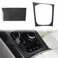 For BMW 8 Series M850i G15 G16 2019-2022 Car Central Control Gear Panel Frame Soft Carbon Fiber Interior Accessories