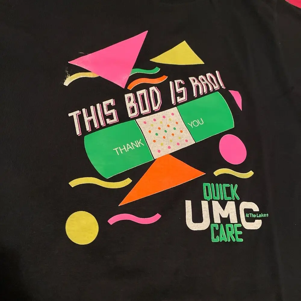 Vintage 1990s UMC Quick Care Hospital Doctor Random Obscure Tee