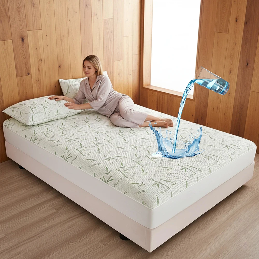 King Size Bamboo Bed Sheet Only   Ultra Soft Bamboo Fiber Fitted Cover  Single Piece Standard Size for Home & Hotel