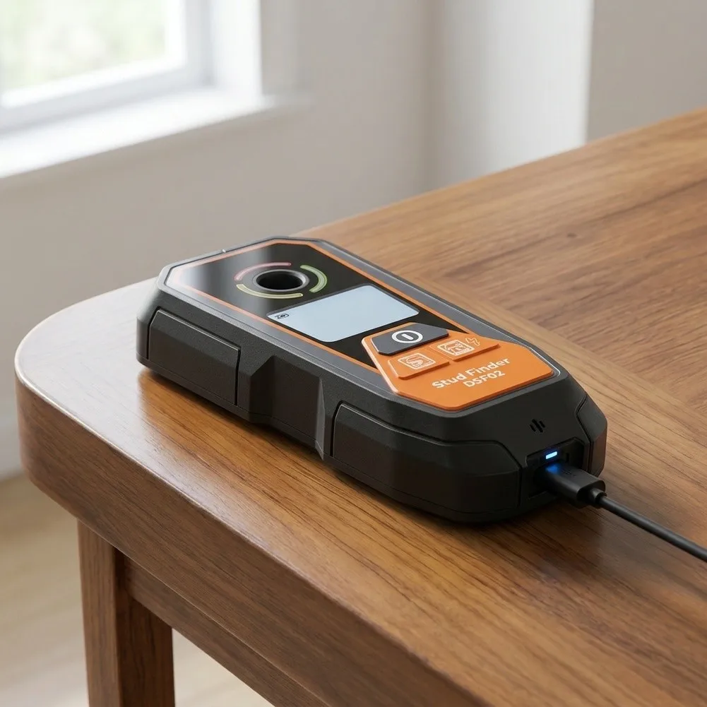 DSF02 6-In-1 Handheld Wall Locator Metal Plank Position Finder Concealed Cable Check For Home Renovation Drilling Safety Hand
