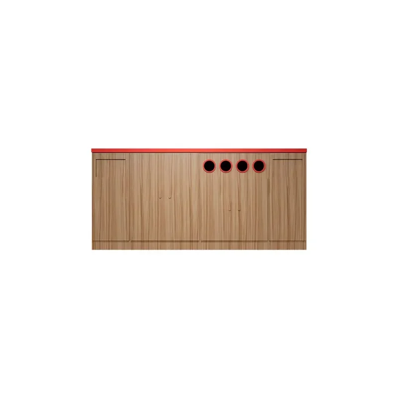 Black Metal Frame Coffee Table Stainless Steel Top Commercial Retail Cabinet Door Locker for Store Display Furniture Modern
