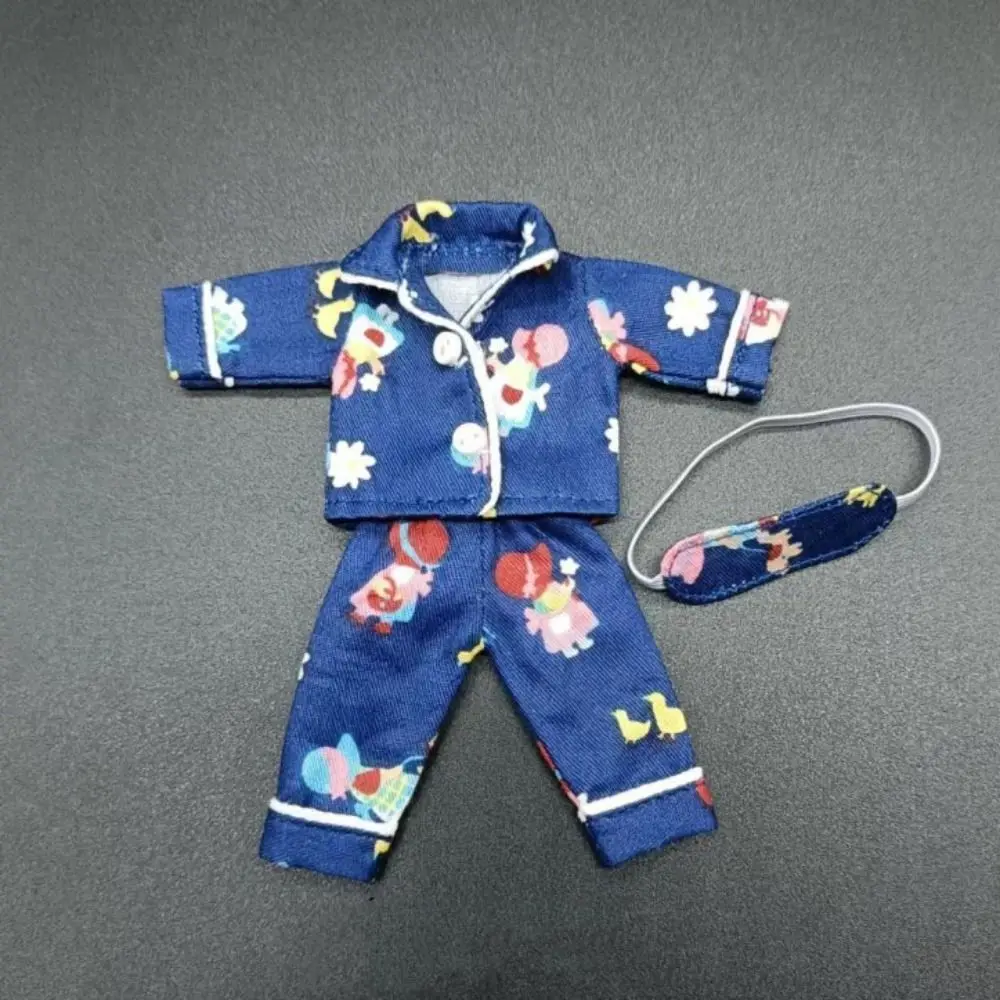 ตุ๊กตาอุปกรณ์เสริมเสื้อกางเกงตุ๊กตาชุดนอน Eye Mask เปลี่ยน Ob11 Sleep เสื้อผ้า Causal น่ารัก Obitsu 11 เสื้อผ้า 1/12 ตุ๊กตา BJD