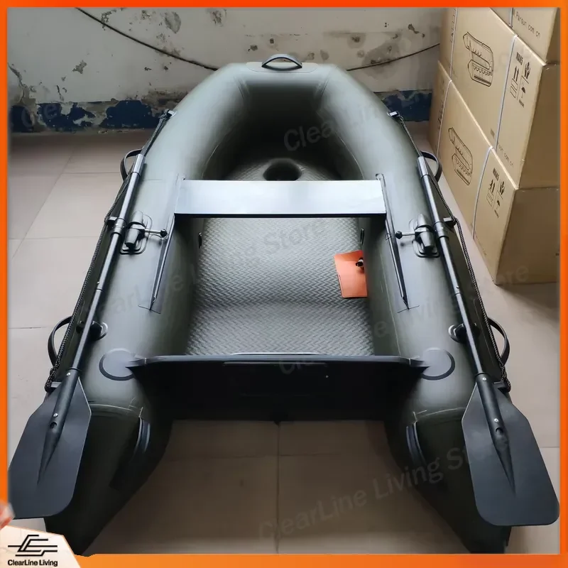 2026 Inflatable Fishing Boat Motorboat Carp Water Sports PVC Dinghy Kayak Raft Canoe Outdoor River Lake Sea Adventure Gear