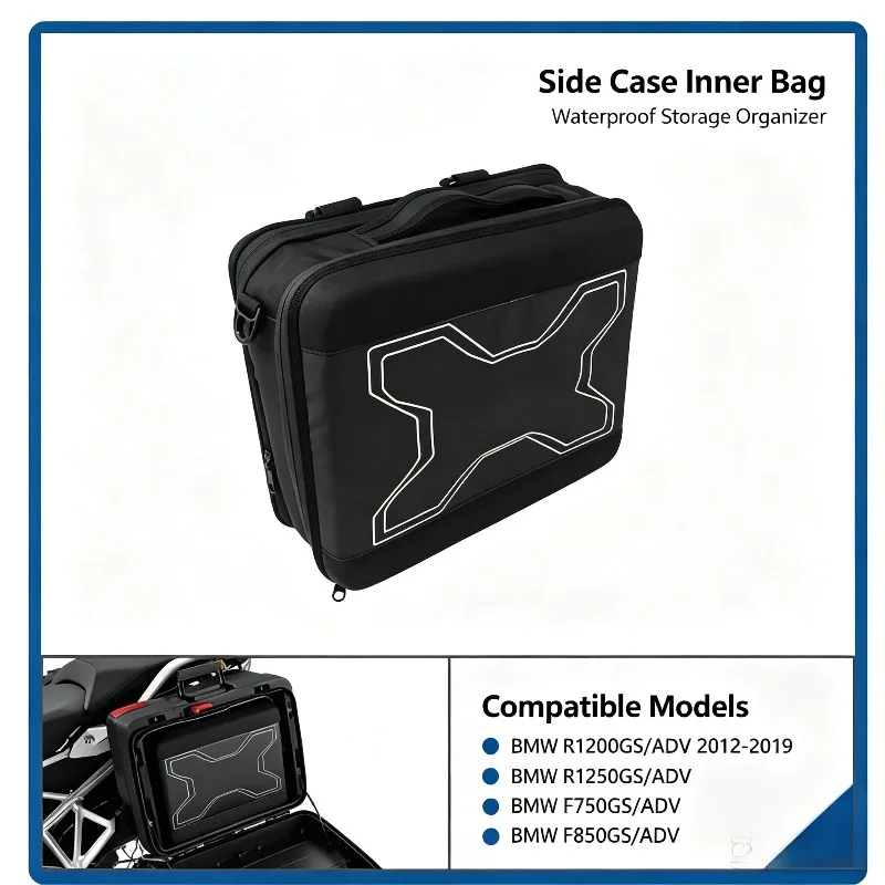 Motorcycle Tool Storage Bag Side Case Organizer Pouch Compatible with BMW R1200GS ADV LC, Tool Kit Storage Bag