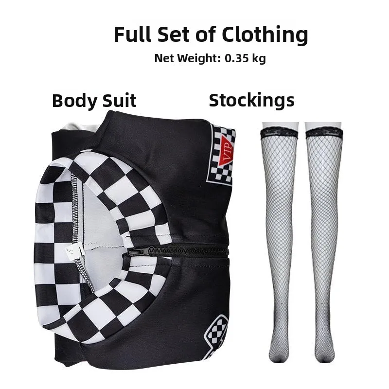 

Хэллоуин Пар Косплей Гоночный Костюм Линцо Танцовщица Мотоцикл Девушка Ролевая Игра Костюм Ночной Клуб Представление Женская Моя