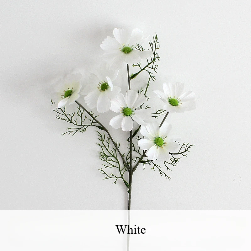 60CM6 Head Cosmos Artificial Flower Home Ornament Wedding Decoration Flower Arrangement Photography Prop Gesang Flower