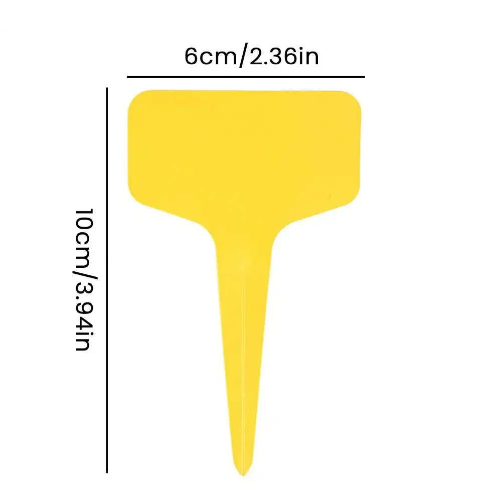 Reusable Plant Tags Garden Plant Markers 100pcs T-type Plant Tags Garden Labels Plastic Markers Waterproof Reusable