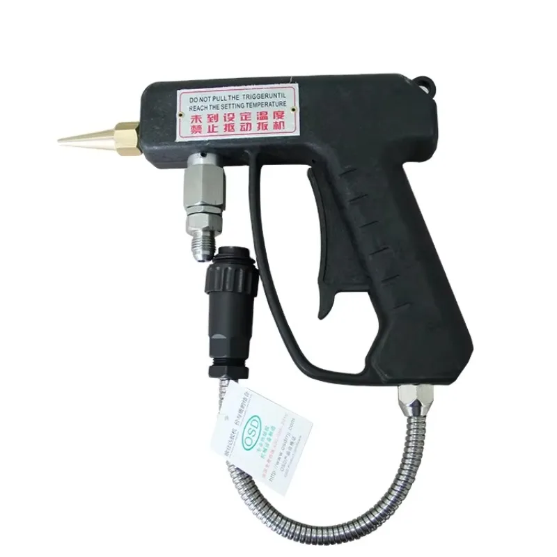 Semi-Automatic Industrial Air Glue Gun Wood Encased Cold Glue Applicator Machine with Line or Spray Nozzle for Adhesive
