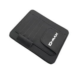 Sun Visor Multifunction PU Leather Car Card Package Holder Glasses Holder Pen Organizer Auto Accessories for Isuzu Dmax
