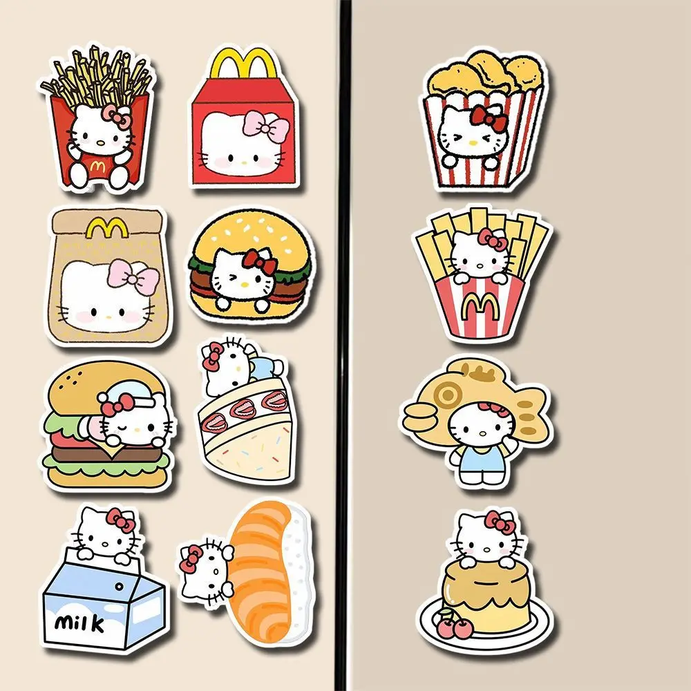 

HelloKitty Refrigerator Magnet Originality Cartoon Cute Delicate Versatile Decoration Japanese Style Fashion Refrigerator Magnet