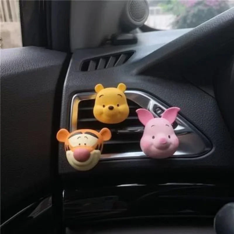

Disney Pooh Bear Car Aromatherapy Diffuser Stone Party Decoration Tigger Piglet Car Decoration Party Supplies Gifts Ornament