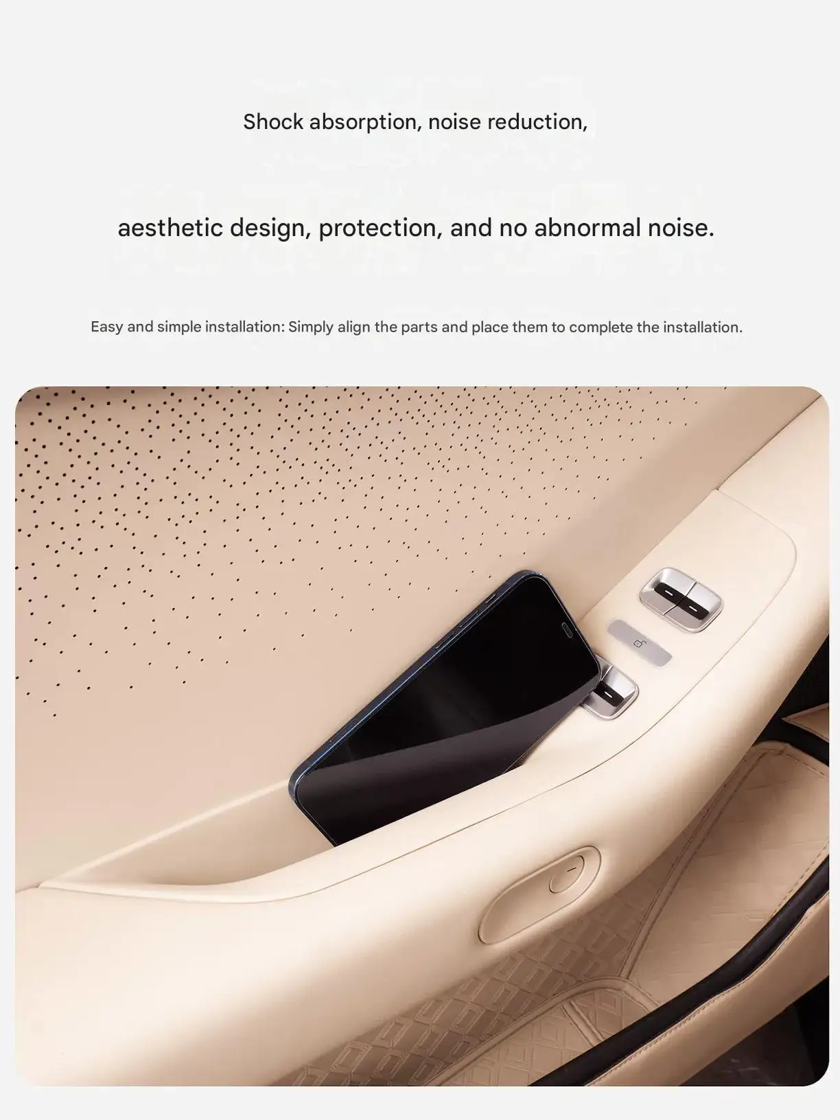 [Fast Shipping] XPENG P7+ Car Door Handle Protector Cover 5