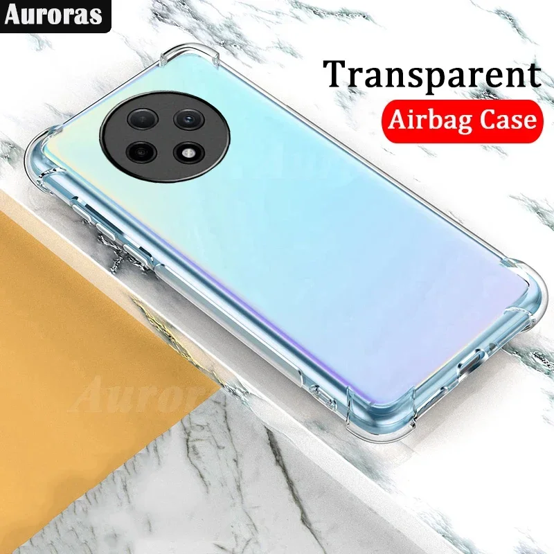 

Transparent Case For OPPO Reno 12F 5G Original Clear Four-corner Airbag Silicone Cover For OPPO Reno 12 Pro 12FS 4G5G Soft Shell