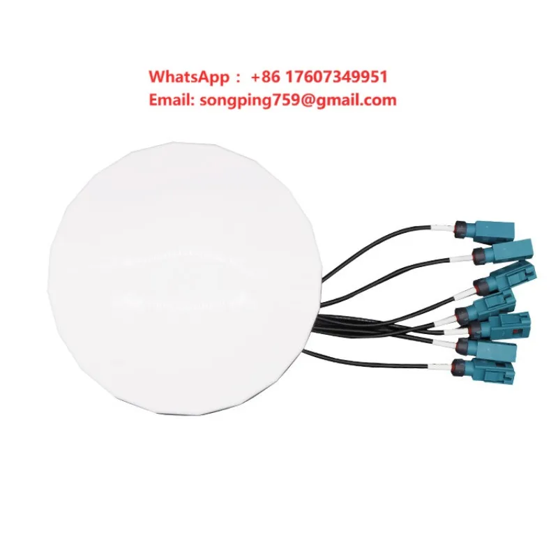 Haron Shark Fin Multi-Functional GPS/GNSS Antenna with 5G MIMO Design for Connected Vehicles and Automotive Applications