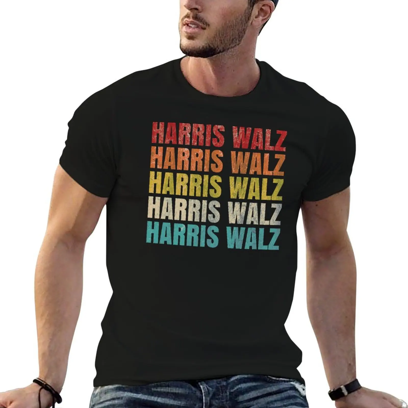 

Harris Walz T-Shirt graphic t shirts blacks new edition oversized tee shirts for men