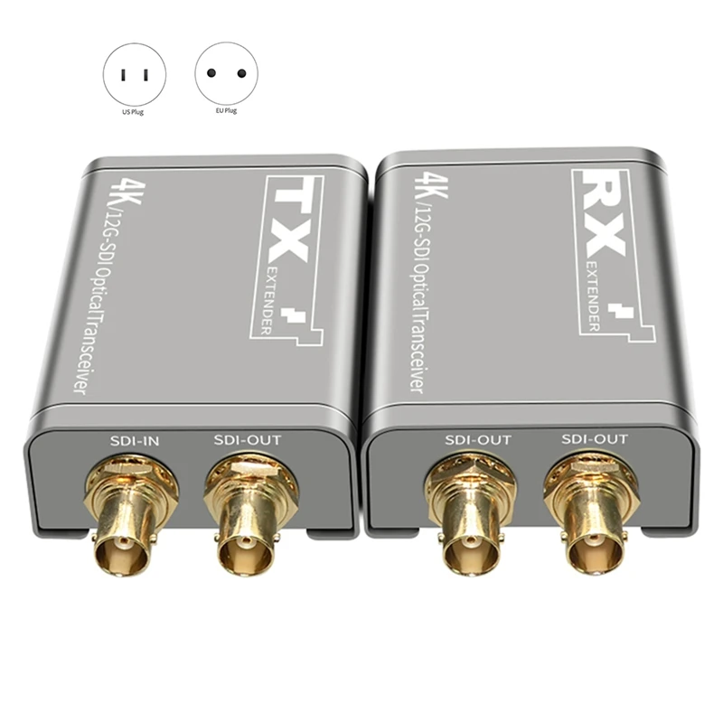 A22R-Single Fiber LC Transmitter And Receiver, SDI Fiber Optic Extender, 20Km, Singlemode, 12G, 4K