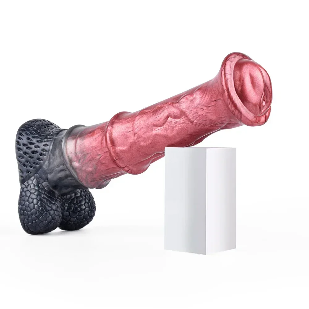 A Variety of Liquid Silicone Equine Animal Dildo Large Animal Penis Sex Masturbator Adult Massage 1