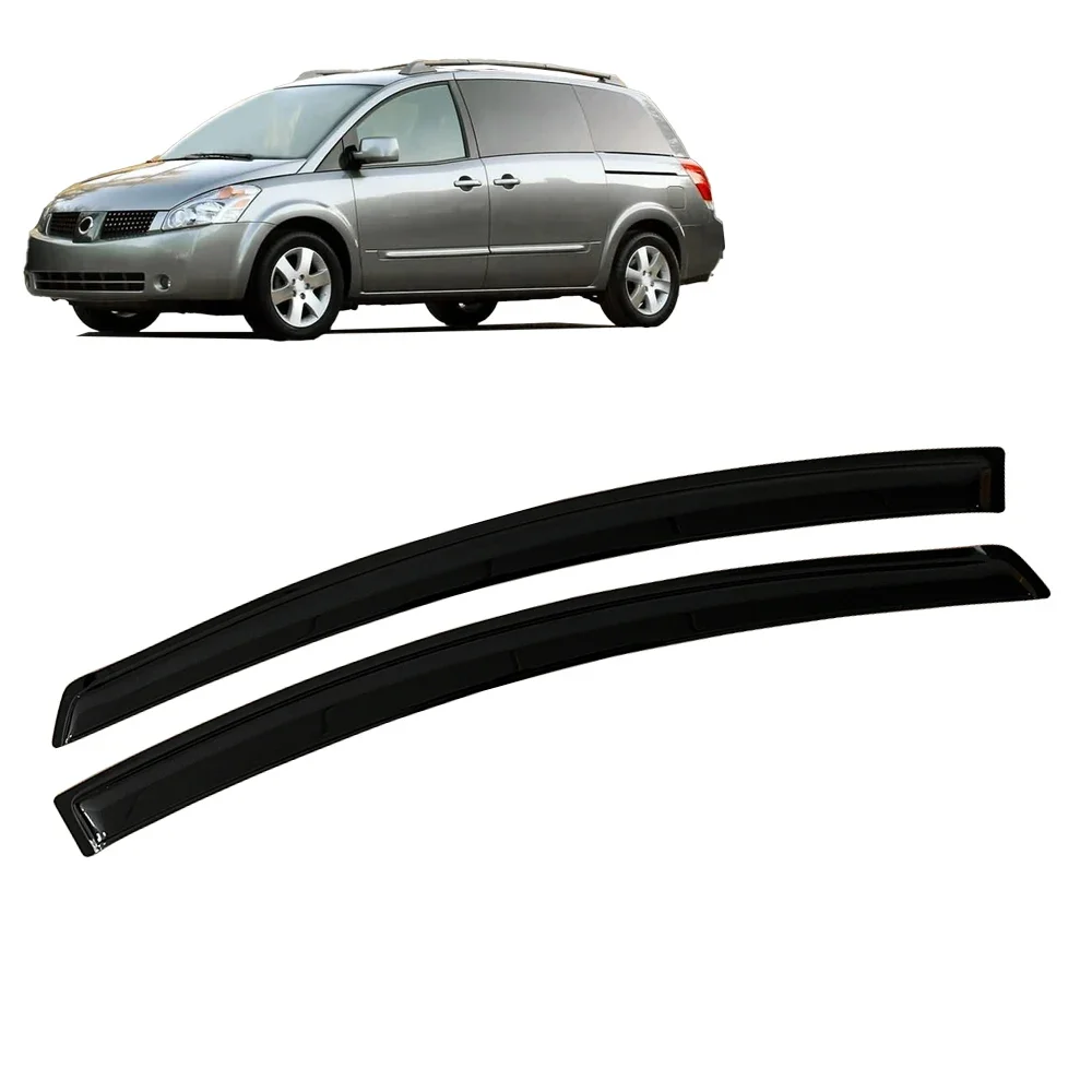 

Window Visor for Nissan Quest V42 2004 2005 2006 2007 2008 2009 2010 Weathershied Door Visor Wind Sun Rain Guards Side Window