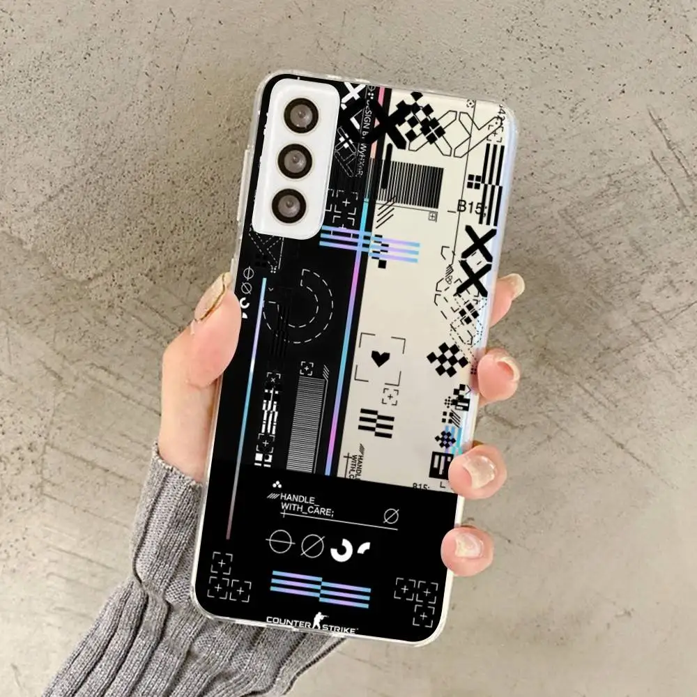 Fashion Game Matte Laser Phone Case For Samsung Galaxy S 20 30 21 22 23 24 A 30 50 31 32 51 70 71 72 73 ULTRA Lite Clear Case