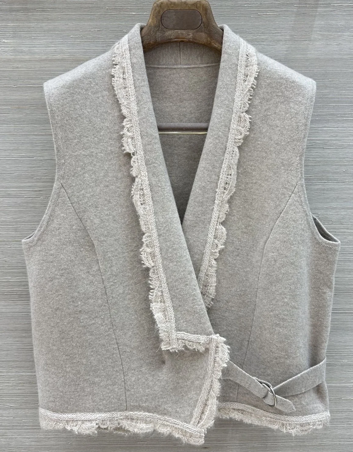 27ss 100% cashmere brand Vest knitting tee t shirts designer clothing for women