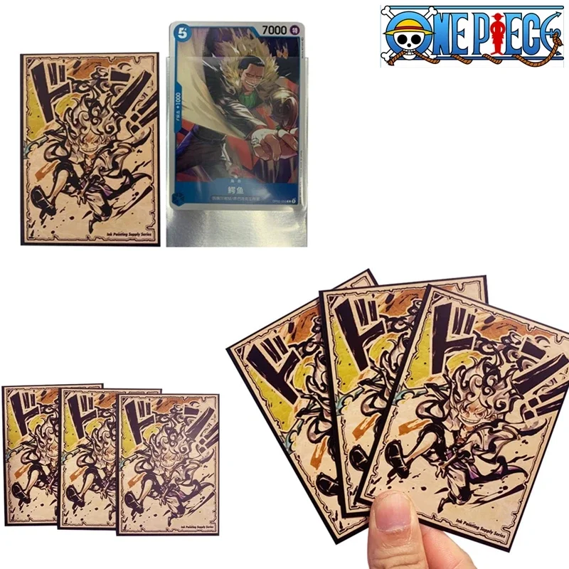 One Piece OPCGPTCG Card Protective Sleeve, Fifth-speed Nika Luffy, Magic Card Sleeve 66*91mm, Birthday Gift for Collectors