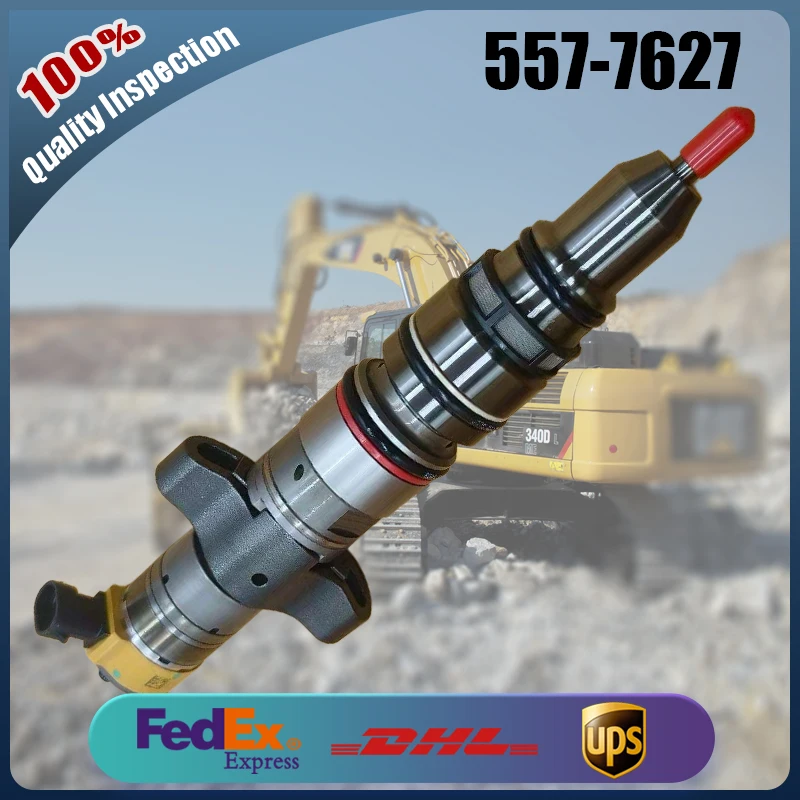 Engineering Machinery Compression Ignition Engine Parts Fuel Injector 557-7627 Suitable for Caterpillar C9