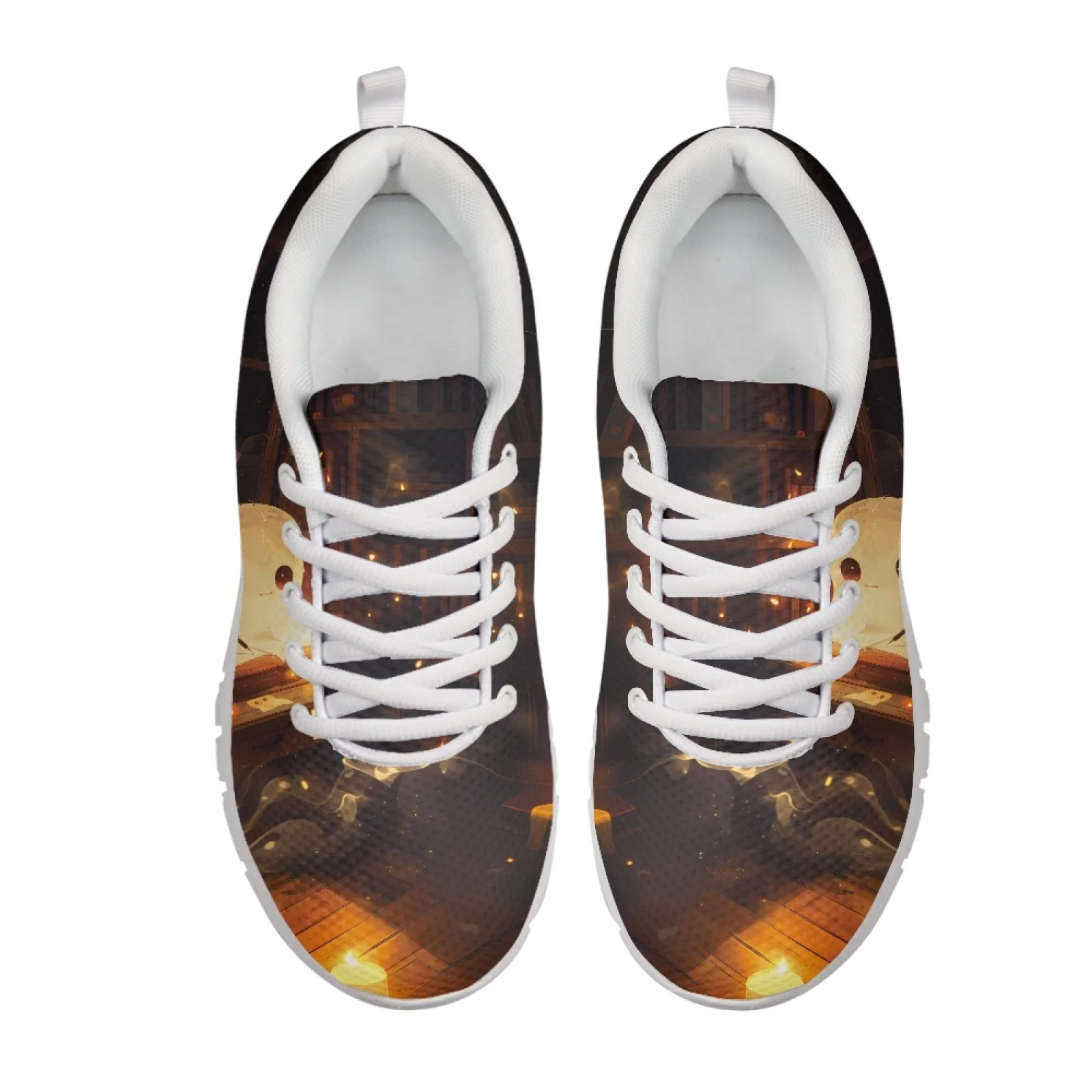 Coloranimal Candle Ghost Art Fashion 2026 Tennis Shoes Women Running Walking Shoes All-Match Fitness Footwear for Womens
