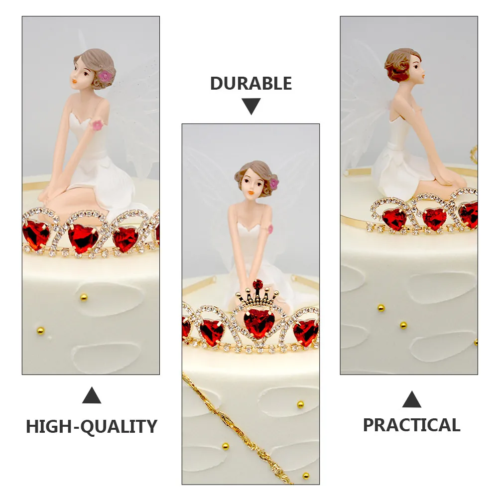 Bride Hair Crown Headwear Stunning New Scene Wedding Party Cake Decor Crown Unique Craft Bridal Headdress Fashion Headdress