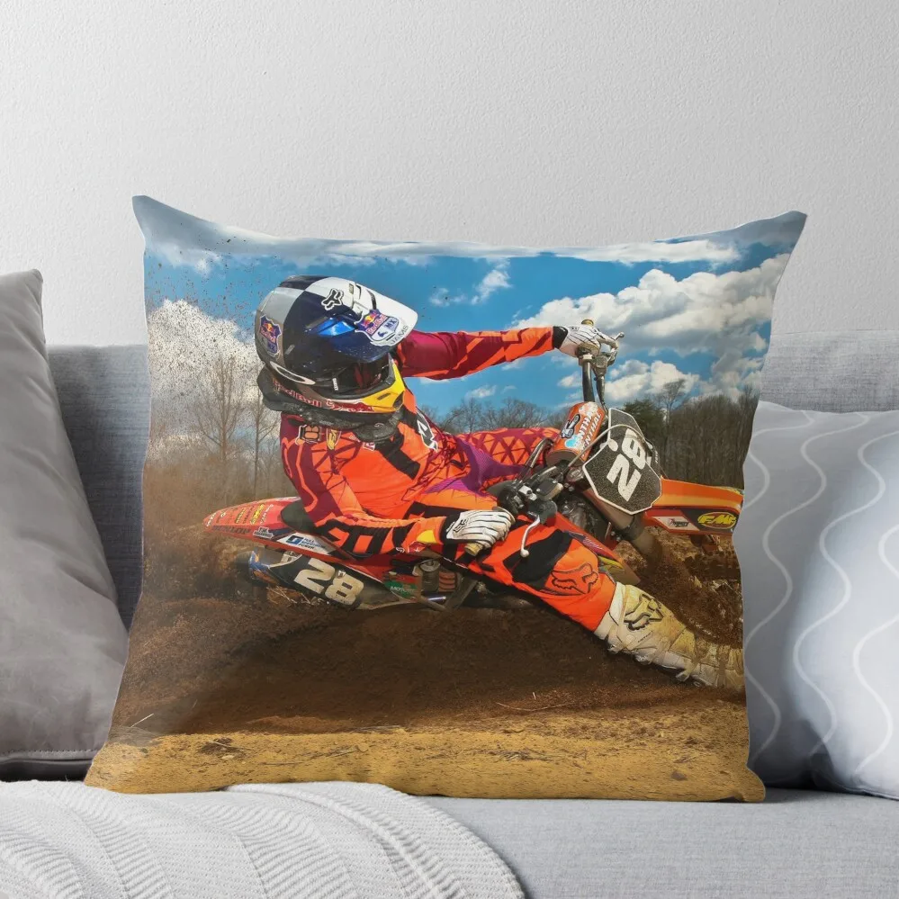 Motorbike Motocross Rider Bike Motorcross Biker Throw Pillow Luxury Pillow Case christmas decorations 2024