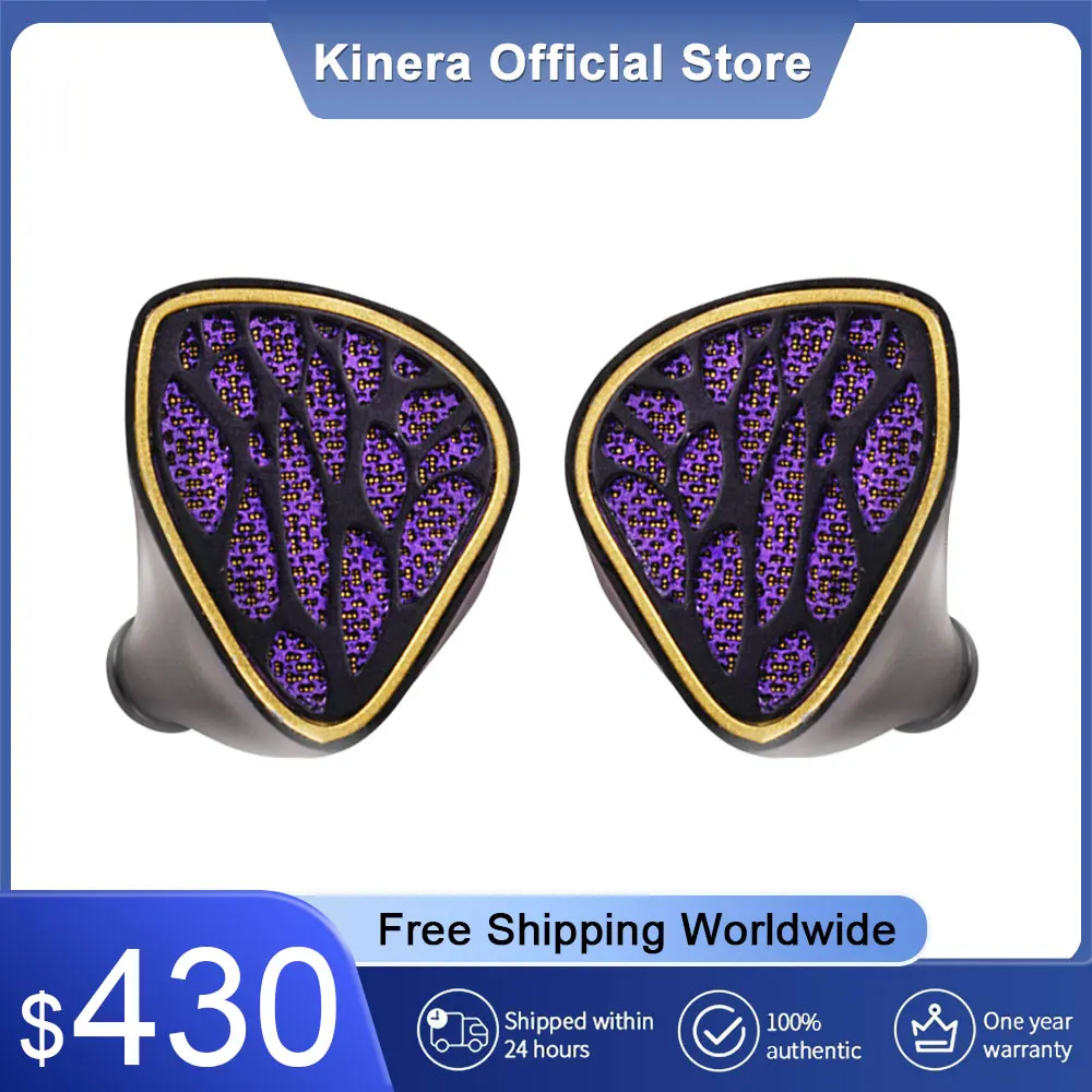 

New Kinera NOTT Headphone 1DD+4BA In-ear Monitor Earphones IEMs With 0.78mm 2pin 3.5mm 4.4mm Detachable Plug Cable HiFi Headset
