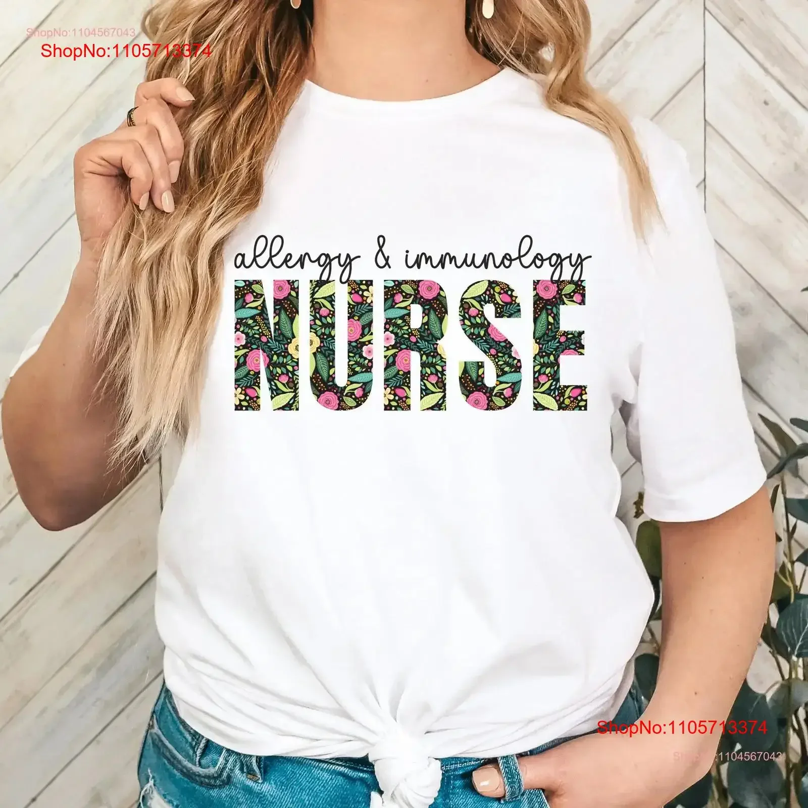 Allergy Immunology Nurse T Shirt Appreciation AllergisT Nursing Team vintage Washed Unisex Stylish Versatile designer clothes