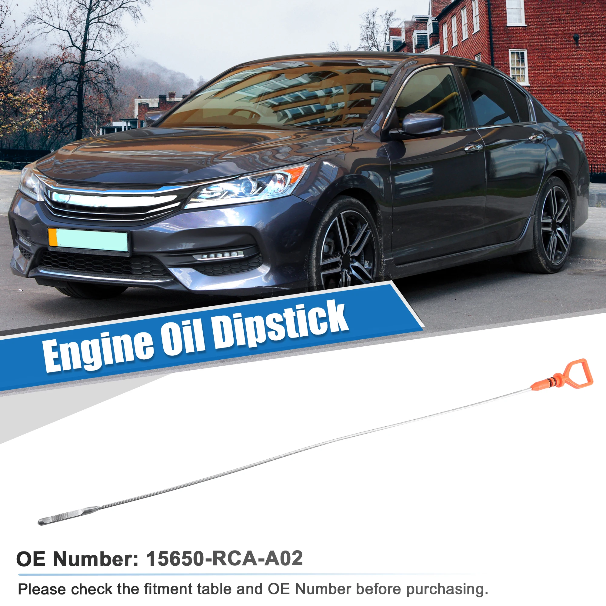 UXCELL 1pcs Engine Oil Dipstick Level Dip Stick for Honda Accord Odyssey 15650RCAA02