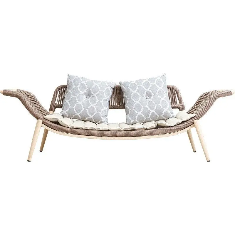 

Single sofa chair lazy balcony casual new Chinese furniture