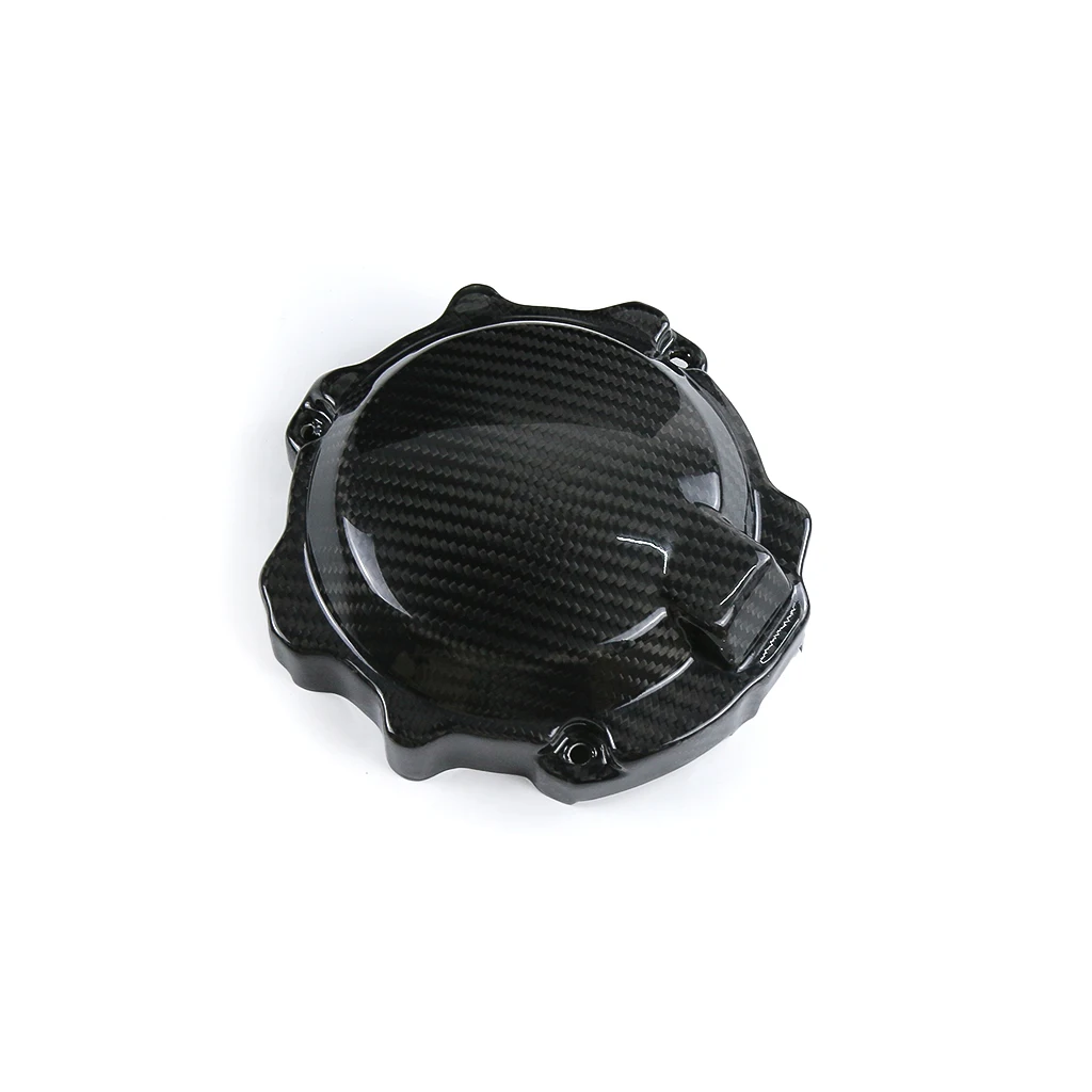 Cubierta de motor de fibra de carbono para motocicleta Kawasaki ZX10R SE ZX10RR 2011-2023, funda protectora de alternador de embrague, accesorios de carenado