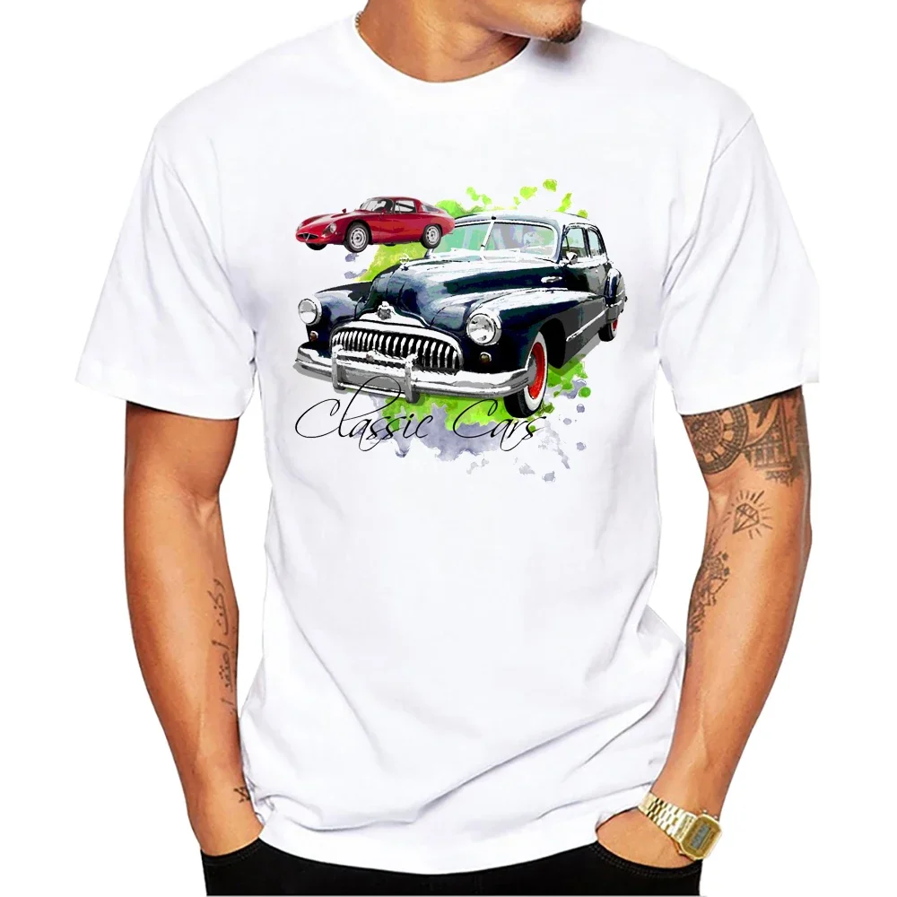 

Retro Speed Car Printed Cool T Shirts Short Sleeve Tshirts Harajuku Tee TEEHUB Hipster Classic Car Men T-Shirt mens t shirts