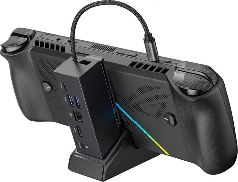 Docking Station for Legion Go, 6-in-1 Legion Go Dock with HDMI 4K@120Hz,Gigabit Ethernet, Dual USB-A 3.2 Gen 1, PD 100W Charging