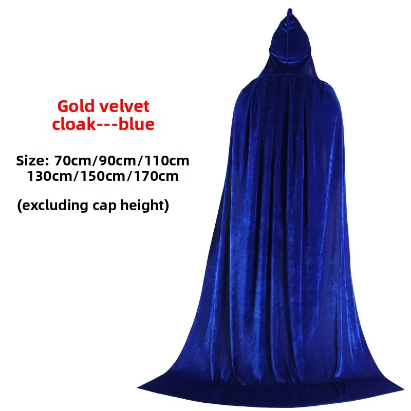 로우인 벨벳 로브 골든 벨벳 마녀 의사 왕자 로브 여성 민족 의상 무대 공연 전통 중국 의상...