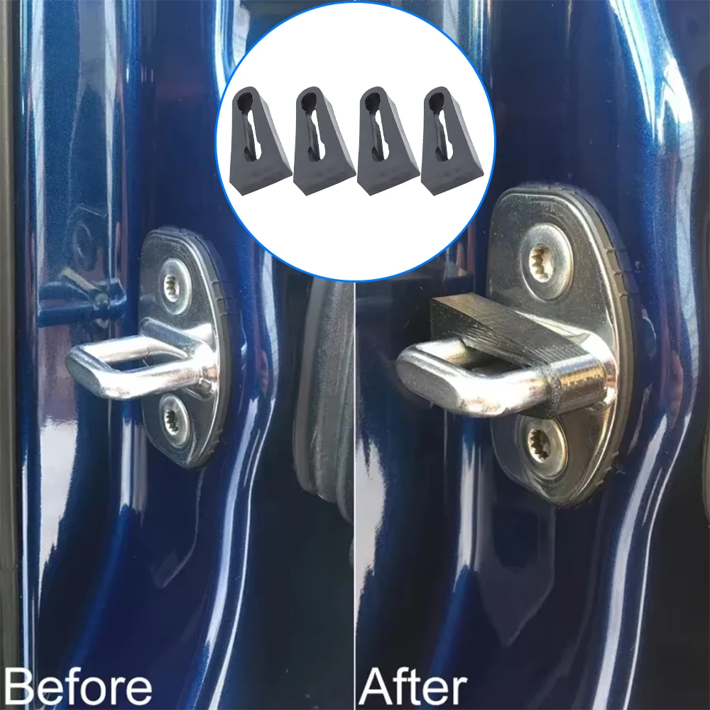 For Toyota Nissan Honda Hyundai Renault Peugeot Citroen Skoda Car Door Lock Damper Buffer Deadener Seal Shock-Absorbing Damping
