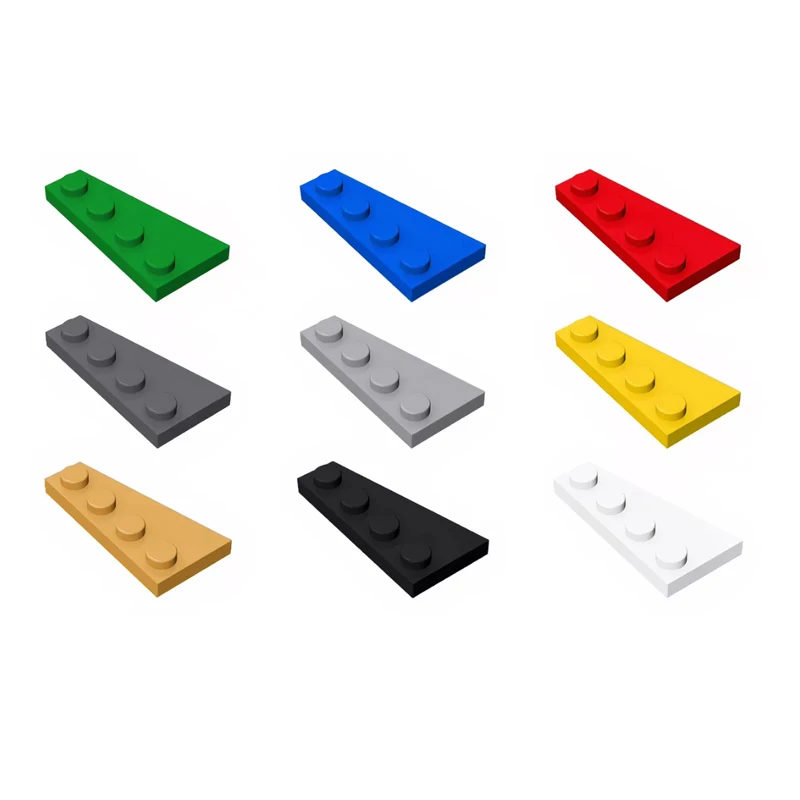 

55pcs MOC compatible 41769 building block parts 2x4 wedge plate (right) DIY technology loose parts