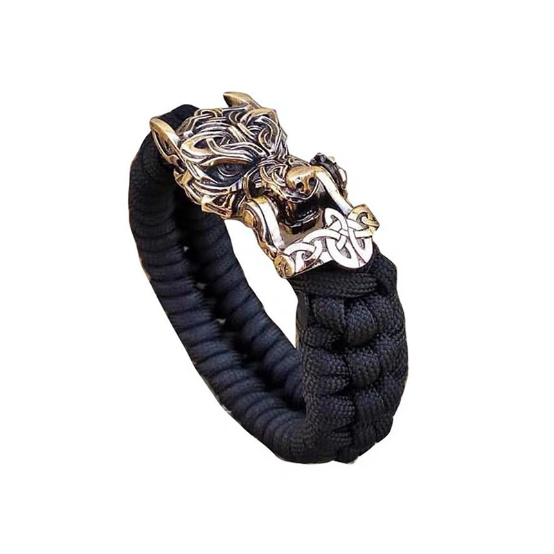 Accesorios de bricolaje para pulsera tejida, hebilla multifunción, cierres de extremo de latón, accesorios de conexión, herramienta pequeña para exteriores