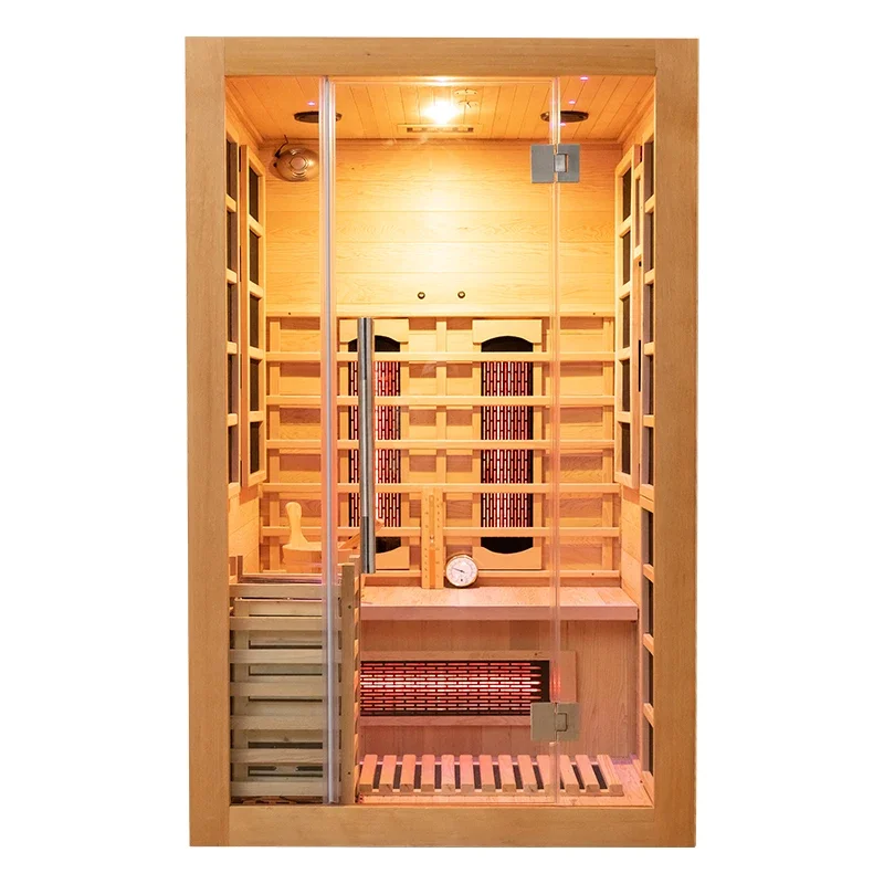 

2023 New Canadian Hemlock Or Red Cedar 2 Person Size Infrared Sauna Room